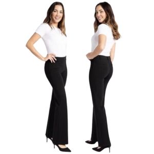 Betabrand black bootcut dress/yoga pants